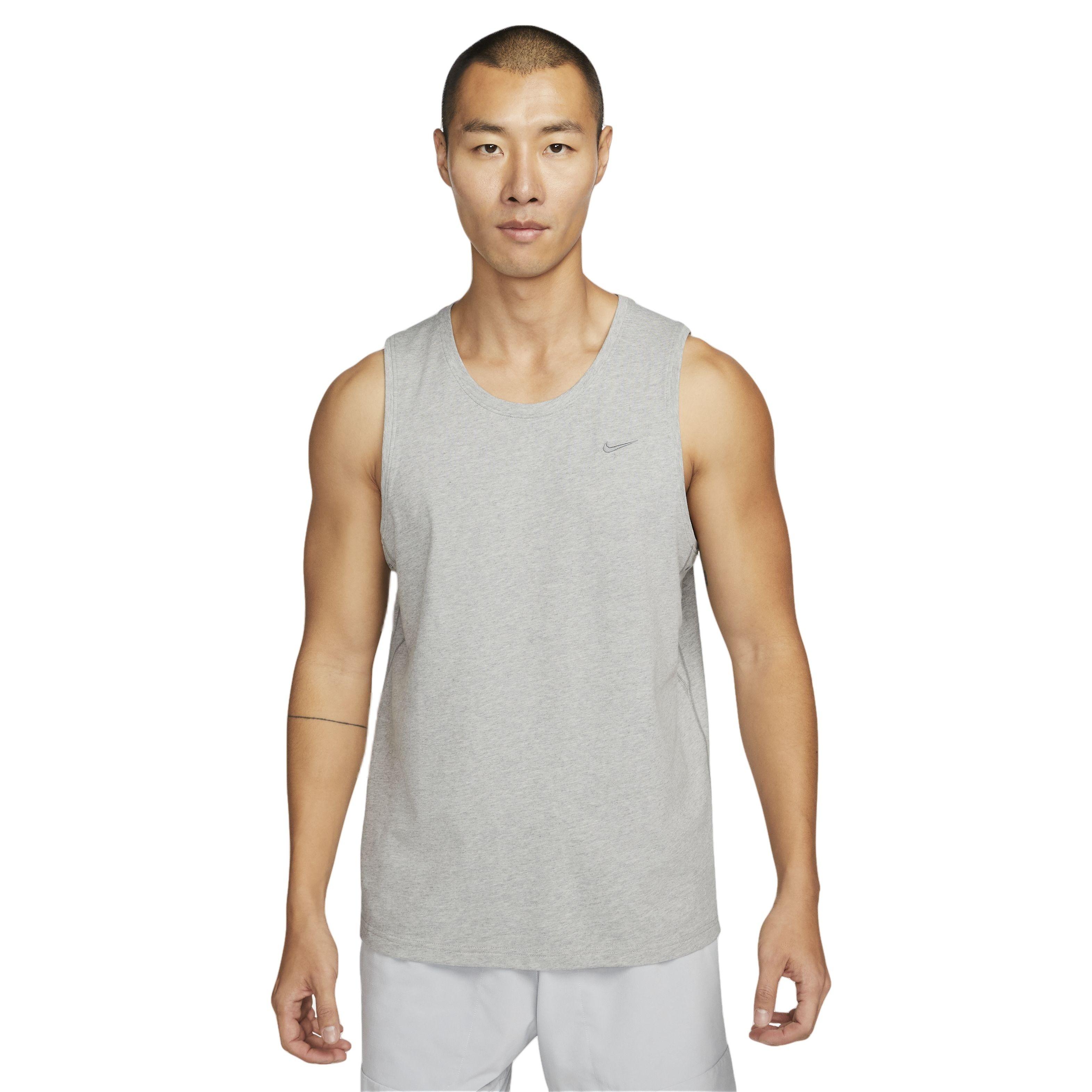 Nike Men's Dri-FIT Primary Statement Versatile Fitness Tank-Dk Grey